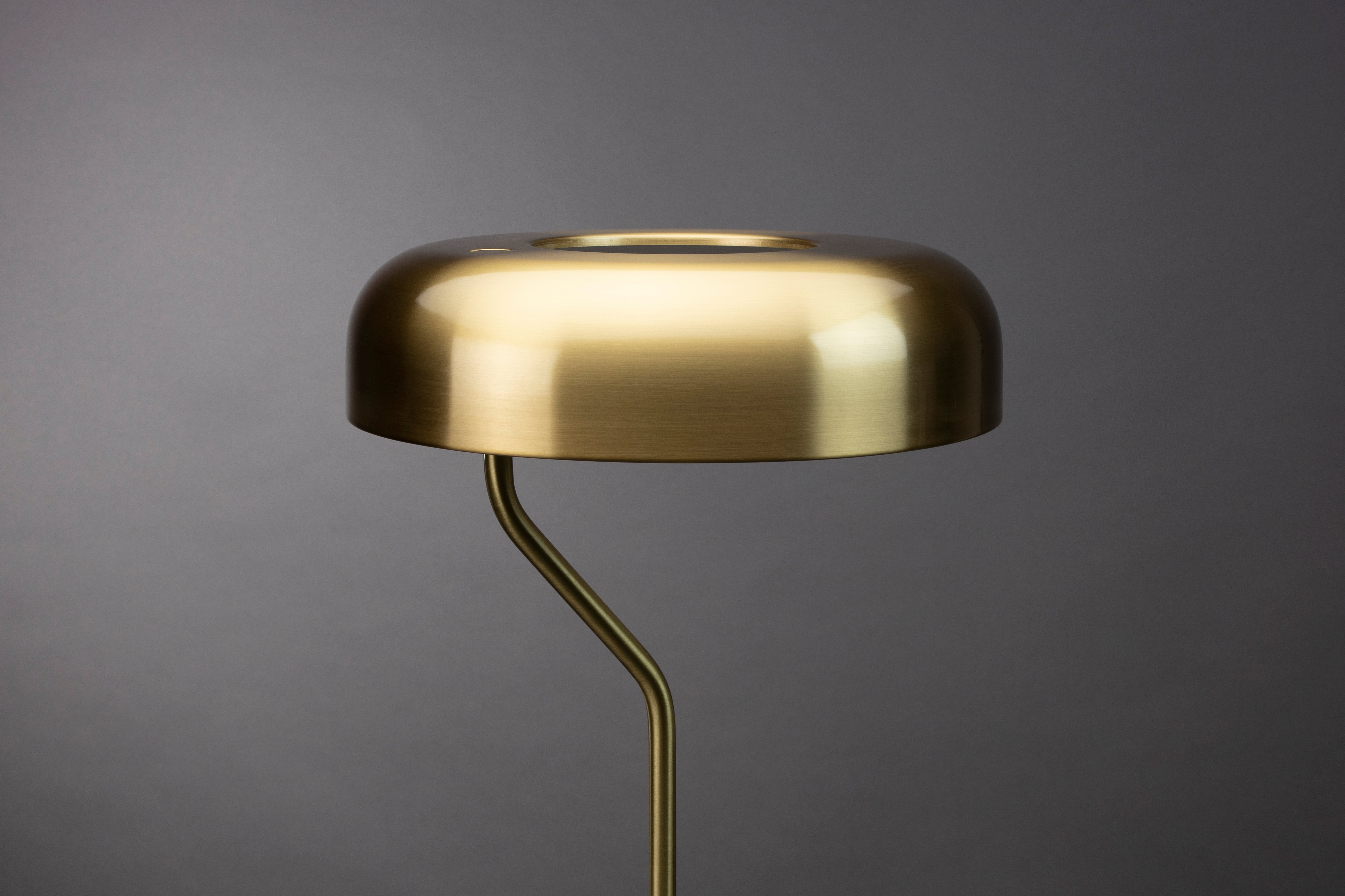 Dutchbone Eclipse Brass Open Top Table Lamp